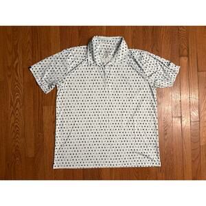 Swannies Men's Short Sleeve Light Blue- Multiple Design- Golf Polo Shirt- 2XL